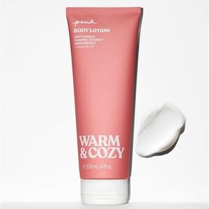 PINK Victoria's Secret Warm & Cozy Body Lotion - Soft Vanilla